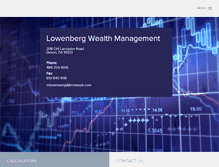 Tablet Screenshot of lowenbergwealthmanagement.com